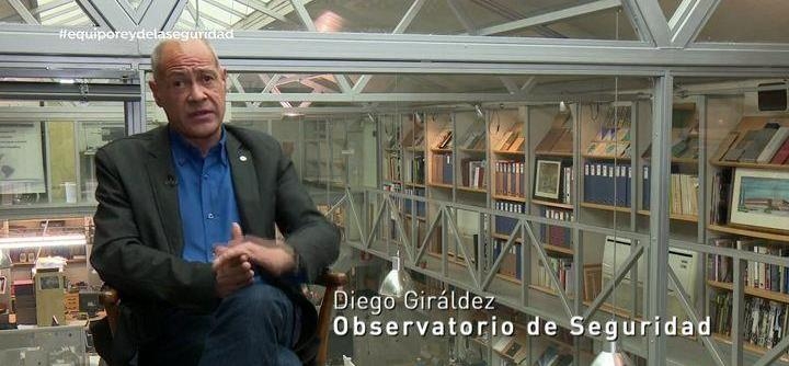 Diego Giraldez, secretario del sindicato federal de seguridad de UGT, interviene en el programa equipo de investigación La Sexta