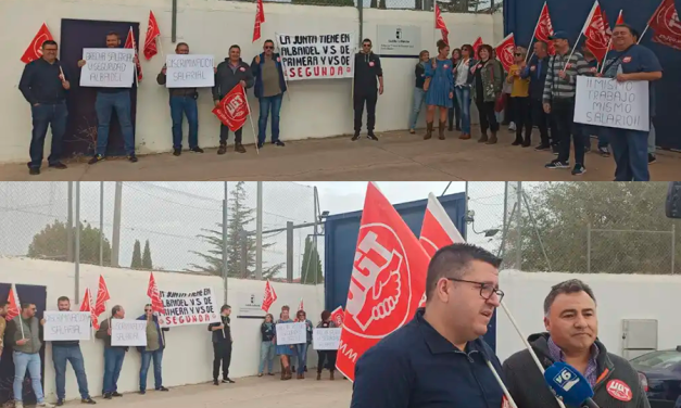 Los trabajadores de seguridad del centro de menores Albaidel seguirán saliendo a la calle hasta conseguir la igualdad salarial