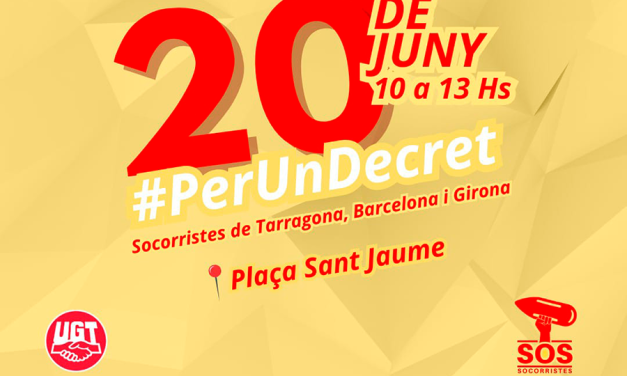 Las socorristas de las playas catalanas se movilizan este 20 de junio en Plaza Sant Jaume